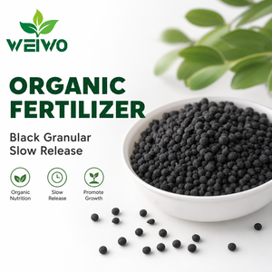 Engrais organique granulaire noir à libération lente WEIWO, acides aminés, acides humiques, NPK, adapté à toutes les cultures - Product Image 2
