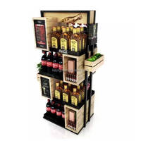 Présentoir de stockage pour bouteilles de liqueur, Stand pour Soda, eau, boissons, supermarché, magasin de vin,