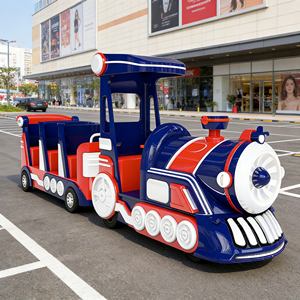 <span class=keywords><strong>Train</strong></span> touristique écologique à batterie et électrique avec moteur silencieux pour les visites des zoos et des réserves naturelles - Product Image 3