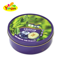 High Quality Blueberry Green Tea Candy with 0 Sugar & 0 Preservatives Fruit Flavored Hard Candy