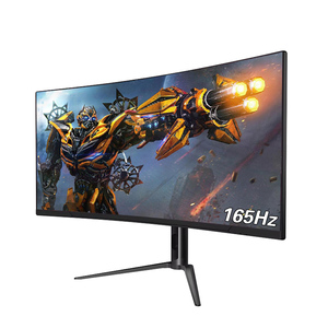Monitor de Gamer de Pc de 34 pulgadas, <span class=keywords><strong>pantalla</strong></span> Led de 165Hz, <span class=keywords><strong>pantalla</strong></span> curva HD, <span class=keywords><strong>pantalla</strong></span> de <span class=keywords><strong>ordenador</strong></span> para juegos de escritorio, fábrica al por mayor - Product Image 1