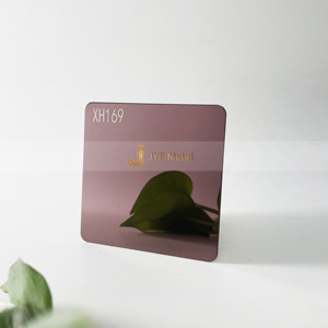 JIS Standard 201/304/316 Stainless Steel No.4 <b>Surface</b> Sheet 0.5-0.8mm Thick Purple Pink Bent <b>Plate</b> Custom Cutting Welding Wall - Product Image 6