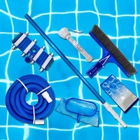 Kit complet d'équipement et d'accessoires de nettoyage de piscine Water Faery pour piscines gonflables et hors sol
