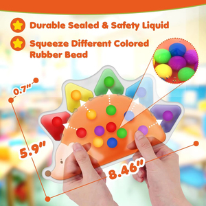 Juguetes de Clasificación de Colores, Juguetes Sensoriales Antiestrés, Regalos Novedosos Relajantes, Juego de Habilidades Sensoriales de Clasificación, Juguetes Montessori para Niños - Product Image 3
