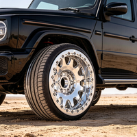 Jantes forgées Viorock Deep Dish Beadlock, finition brossée et polie, pour camions tout-terrain, 16-18 pouces, 8x170, pour Jeep, Ford, Toyota, Chevrolet, GMC
