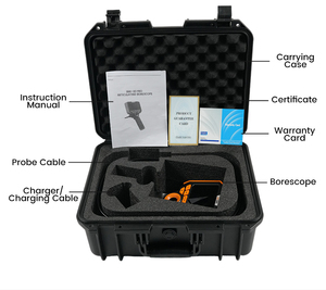 Endoscope industriel BRK-30 Pro avec objectif 6 mm, articulation à 360°, écran LCD 5 pouces, étanche IP67, pour inspection automobile/tuyaux, avec LED - Product Image 6