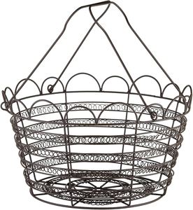 Cesta de alambre de metal HHO para uso multiusos para cocina, lavandería, almacenamiento de frutas y verduras y más - Product Image 1