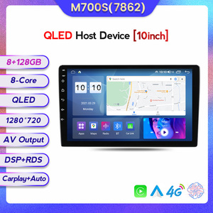 Autoradio universale <span class=keywords><strong>AYT</strong></span> Android 11 Auto 8+128G con CarPlay, DSP, GPS, schermo IPS da 9 pollici e AM/FM per VW Suzuki - Product Image 4