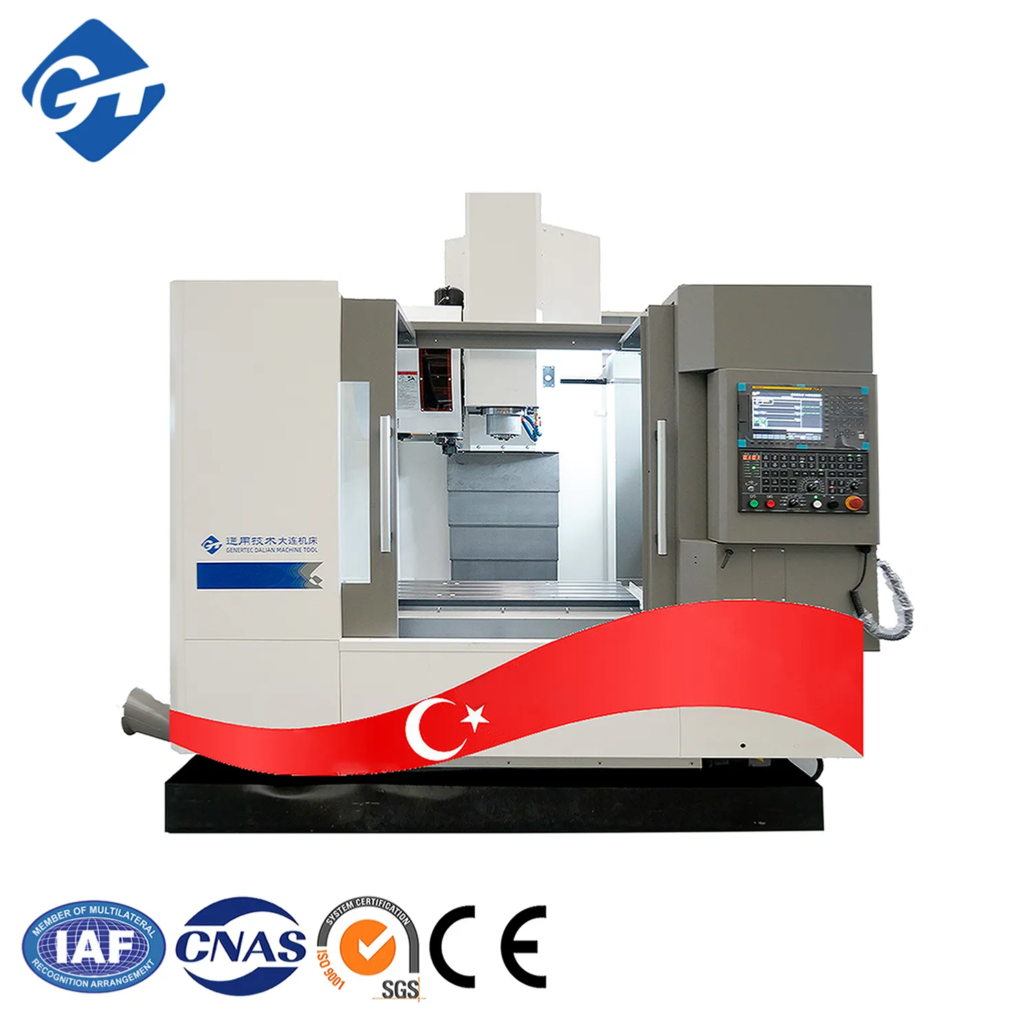 GT DMTG VMC1000 Cnc vertikal 3 sumbu pusat mesin Vmc1160 Syntec pengontrol Cnc Vmc 1160 mesin penggilingan Cnc untuk logam