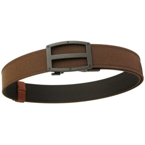Ceinture tactique réglable en nylon noir avec boucle métallique pour usage extérieur - Product Image 4