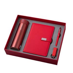 Set de Cuaderno de Cuero Premium A5 para Negocios, con Bolígrafo, Logotipo Personalizado, Botella de Agua Aislada en Espiral, Regalo para Visitas de Clientes, Papelería - Product Image 6