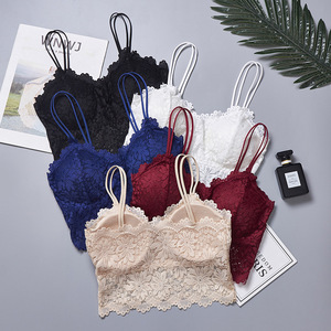 Reggiseno in pizzo da donna Push up top <span class=keywords><strong>senza</strong></span> fili Lingerie Sexy da donna Bralette da donna reggiseno completo a tazza comodo <span class=keywords><strong>senza</strong></span> <span class=keywords><strong>ferretto</strong></span> - Product Image 4