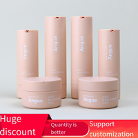 Flacon pompe sans air 15 ml 30 ml 50 ml avec interrupteur rotatif inférieur, récipient intérieur, flacon sans air en plastique PP, pot à crème pour lotion