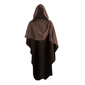 Túnica con Capucha <span class=keywords><strong>de</strong></span> Mago Medieval, Capa <span class=keywords><strong>de</strong></span> Cosplay para Halloween, <span class=keywords><strong>Disfraz</strong></span> <span class=keywords><strong>de</strong></span> Mago y <span class=keywords><strong>Hechicero</strong></span> para Representaciones Escénicas - Product Image 5