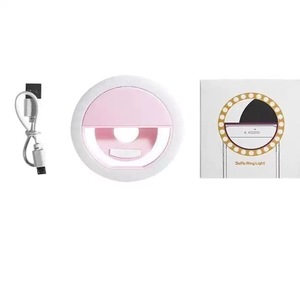 Anneau lumineux LED portable pour téléphone portable Mini anneau lumineux LED pour selfie Anneau lumineux rechargeable - Product Image 4