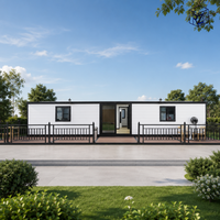 Maison conteneur extensible de luxe 2 chambres, maison modulaire préfabriquée, directement de l'usine Ray-Zen