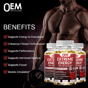 OEM <span class=keywords><strong>Extreme</strong></span> <span class=keywords><strong>Energy</strong></span> Softgel capsule potente integratore di resistenza per uomini donne aumenta la motivazione resistenza non per i bambini - Product Image 4
