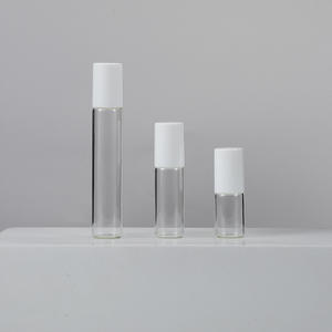 Portable Clear Mini <b>Perfume</b> Glass <b>Roller</b> Bottle 5ml 10ml Essential Oil Roll on Bottles - Product Image 4