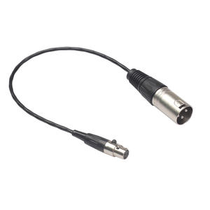 Vente directe d'usine, câble adaptateur <span class=keywords><strong>audio</strong></span> mini XLR 3 broches vers XLR standard, 30 cm, pour caméras <span class=keywords><strong>vidéo</strong></span>, microphone, projecteur, lecteur DVD - Product Image 2
