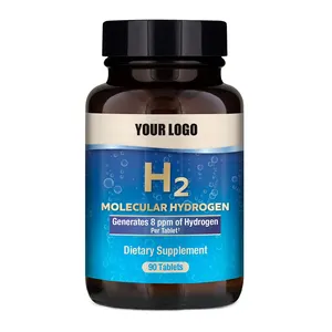H2分子氢膳食补充剂片非转基因无麸质支持健康大脑肌肉细胞肾脏心脏维生素