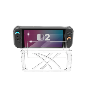 Protector de Pantalla (Paquete de 2) con Marco para Consola Nintendo Switch 2, Cristal Templado 9H HD, Película Protectora Transparente - Product Image 3