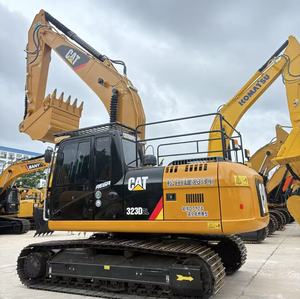Excavadora de cadenas Caterpillar 323D2L usada, 23 toneladas, chasis de vía larga, motor original C7.1 ACERT, pocas horas de trabajo, en venta. - Product Image 5