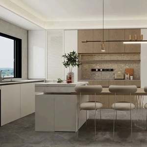 Elegante Mueble de Almacenamiento de Madera para el Hogar y Apartamentos de Hotel, Personalizable para Sala de Estar y Cocina, Muebles para el Hogar - Product Image 1