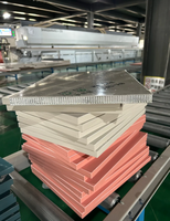 Panel sarang lebah aluminium, Outlet pabrik Panel Sandwich warna kayu 3-200mm 4*8 kaki