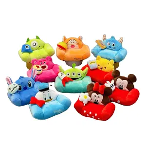 Sıcak satış yumuşak PP pamuk dolması dikiş kanepe peluş bebek yaratıcı karikatür sevimli mickey Minnie Mini kanepe peluş oyuncaklar çocuklar için hediye