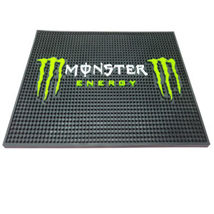 Branded Silicone PVC <b>Pub</b> Mat Rubber Beer Spill Pad Bar Runner Drip Tray Non Slip Service Mat <b>Table</b> Pad Coaster Placemat - Product Image 1