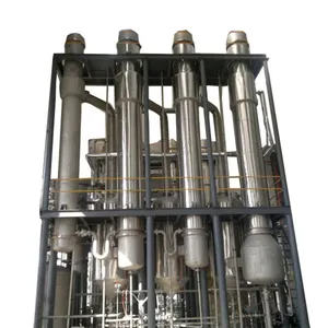 Automated single, double, three effect industrial falling film type evaporator concentrator