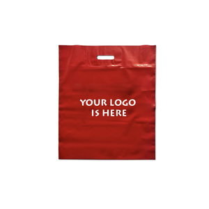 Bolsa de plástico HDPE ecológica de alta calidad con asa troquelada, bolsa de compras de bajo precio para promoción del fabricante turco - Product Image 2