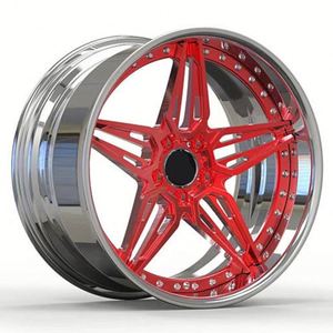 Velg Custom 6061 T6 Deep Dish 3 Piece Forged 17 18 19 <span class=keywords><strong>20</strong></span> 22 23 24 Inch untuk Tesla Model 3 Model Y Model <span class=keywords><strong>X</strong></span> - Product Image 4