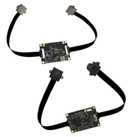 Module de caméra multi-caméras synchronisé pour la collecte de données, caméra stéréo 3D, IMU, VR, double objectif HD, déclencheur externe USB2.0