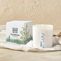 8oz 10oz emballage personnalisé de haute qualité guérison cire naturelle de luxe à la main parfums forts bougies de cire de soja d'aromathérapie