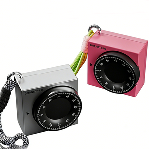 Minuteur mécanique à remontage manuel de <span class=keywords><strong>60</strong></span> <span class=keywords><strong>minutes</strong></span> avec cordon, sans piles, sonnerie forte, compte à rebours pour cuisine, salle de classe et jeux, <span class=keywords><strong>chronomètre</strong></span> - Product Image 1