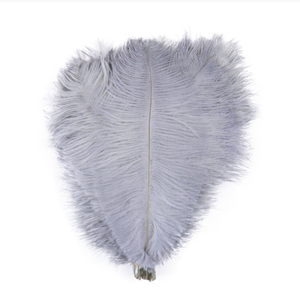 Piume di struzzo marroni naturali da 25-30 cm per fai da te, forniture economiche per matrimoni e feste - Product Image 1