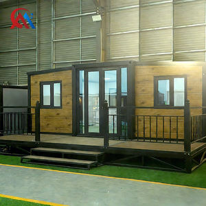 <span class=keywords><strong>Casa</strong></span> Modular Moderna de 20 pies, 2 Dormitorios con Cocina Abierta y Sala de Estar, Casas Prefabricadas con Baño, <span class=keywords><strong>Casa</strong></span> Contenedor Expandible - Product Image 2