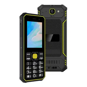 Phonemax F2 העליון המוקשח טלפון עם לפיד 2g IP68 עמיד למים 2500mAh סוללה עם לוח מקשים זול טלפונים מחוספס תכונה טלפון