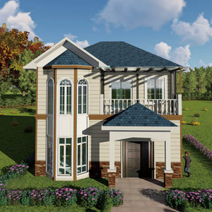 จีนร้อนขายโครงสร้างโครงเหล็กสำเร็จรูปบ้านหลังเล็กๆ - Product Image 5