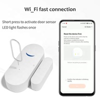 Sensor Inteligente WiFi Tuya para Puertas y Ventanas, Alarmas de Seguridad para Puertas