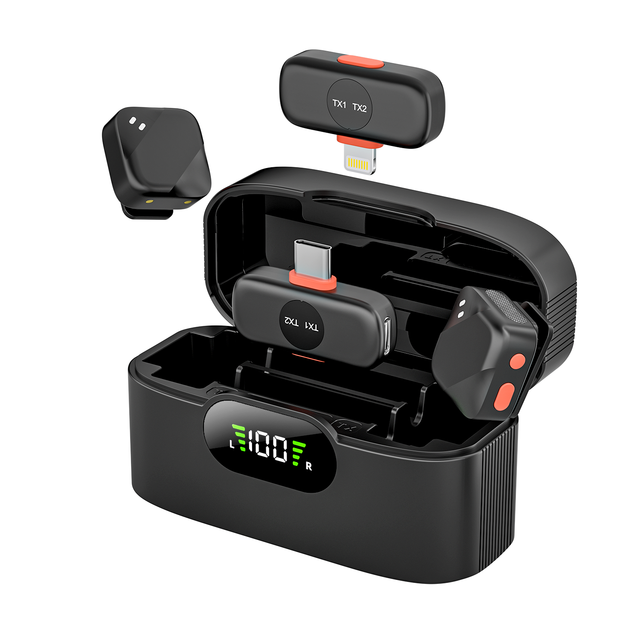 Good Sound Quality S70 Wireless Microphone with AI Noise Reduction for Mobile Phones