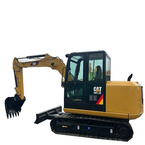 Mini-excavatrice CAT305.5E2 d'occasion, fabrication japonaise d'origine avec composants principaux : moteur, boîte de vitesses, pompe, roulement - Product Image 6