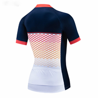 Conjuntos de camiseta de ciclismo para mujer OEM profesional de manga corta peso ligero transpirable secado rápido Anti-UV impreso ropa de ciclismo deportiva