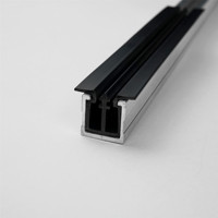 Rail de rideau double coulissant flexible en PVC pour fenêtre et porte, protection personnalisée