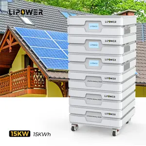 Lipower 5Kwh 10Kw 15Kwh 48v Lifepo4 배터리 Ess 가정용 에너지 저장 시스템 용기 태양열 발전 배터리 쌓을 수 있음