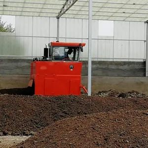 Landwirtschaft licher Hühner mist kompost mischer Turner Kompost ier maschine Ferment Organischer Granulat dünger Herstellung Kompost Turner