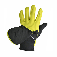 Gants de vélo personnalisés à doigts complets, écran tactile LED, cuir sport 3D, conduite à vélo, imperméables, coupe-vent, antidérapants