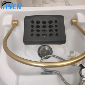 Kisen Lit de lavage professionnel pour salon de coiffure et spa, avec réservoir d'eau intégré, circulation d'eau et réservoir de stockage - Product Image 3