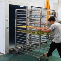 500 kg commerciële warmtepomp voedseldroger automatische droogmachine voor hout, groenten, champignons, vis, fruit, biltong en uien